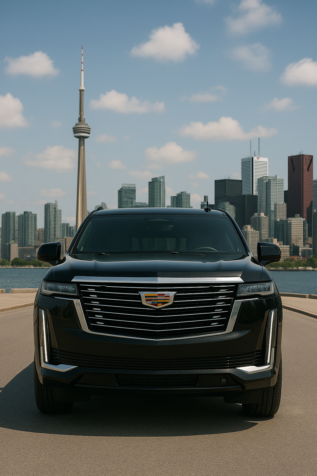 Premium SUV with Toronto Skyline
