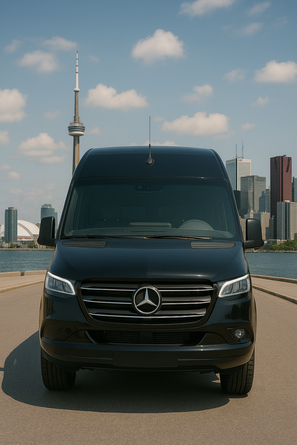 Mercedes-Benz Sprinter Van with Toronto Skyline